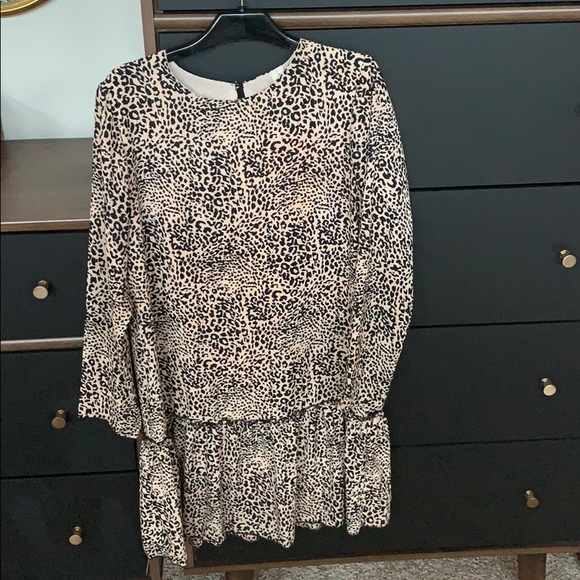 Allison Joy leopard ruffle dress - Picture 2 of 3